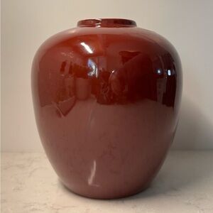 Vintage Diane Love For Mikasa Oxblood Red Porcelain Vase 1980’s